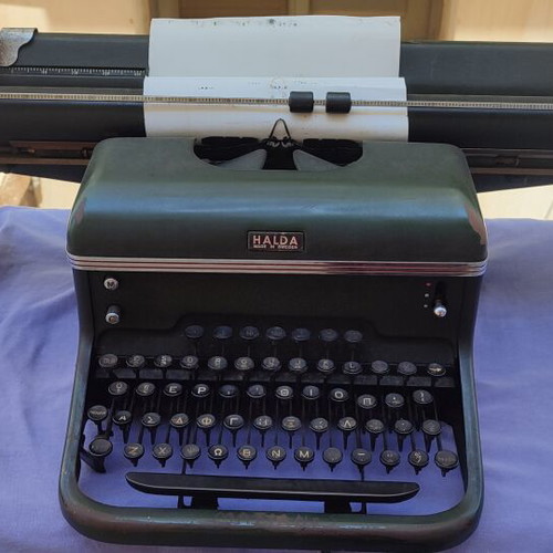 Halda Typewriter 1952 used, functional
