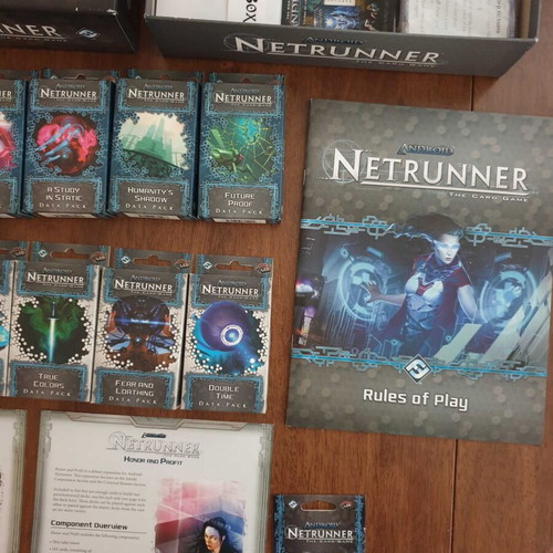 Android Netrunner Base Game and Expansions like new