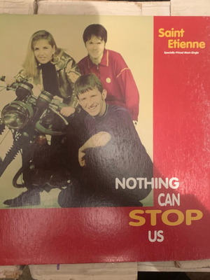 Saint Etienne Nothing Can Stop Us βινύλιο μεταχειρισμένο, 12"