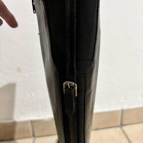 Nak black boots used, size 39