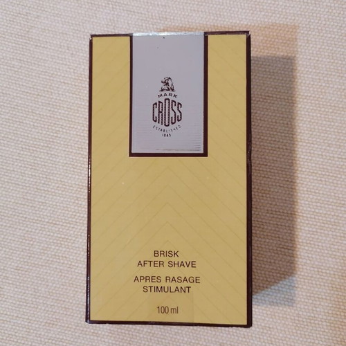 Brisk Mark Cross After Shave 3.3 oz 100ml like new