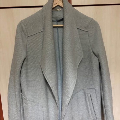 Stradivarius coat like new, turquoise