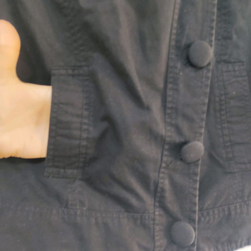 Women's trench coat black Small in excellent condition