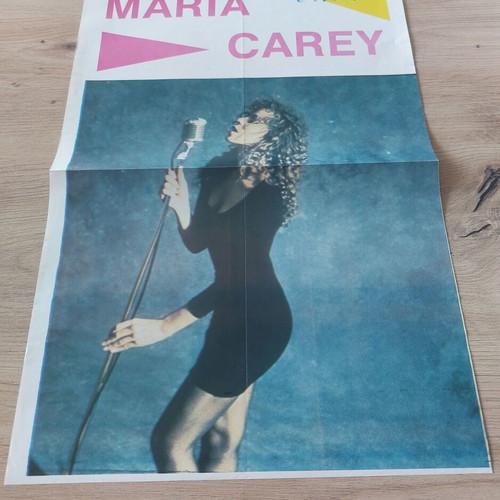 Mariah Carey poster used from 90s Flash magazine