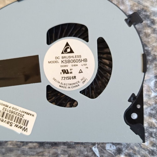 Laptop fan KSB0605HB-L101 compatible with Sony Vaio SVS15 SVS1511 new