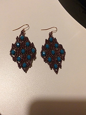 Handmade earrings unused