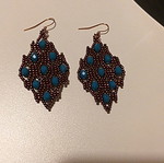 Handmade earrings unused