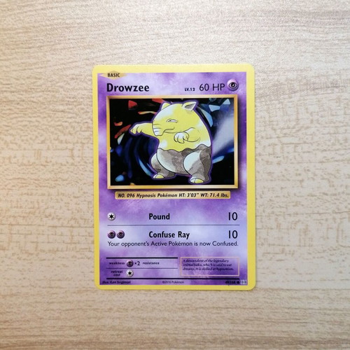 Pokemon Drowzee Evolutions 2016 Common card near mint