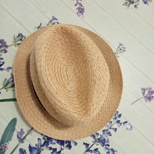 Straw hat H&M like new, size 49/50 cm, 1-2 years