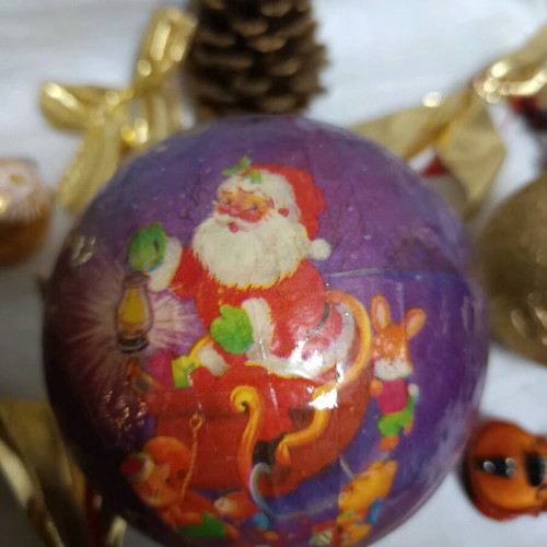 Christmas ornaments used, assorted set
