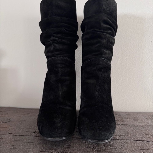 Louis Vuitton black platform boots like new, size 37