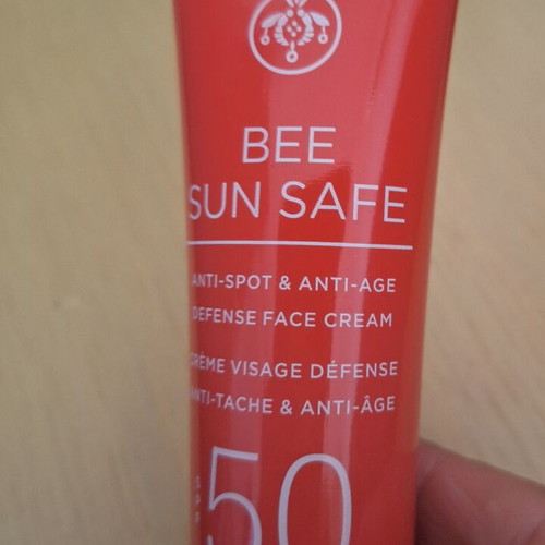 Bee Sun Safe Apivita sunscreens used, pack of two for mature skin