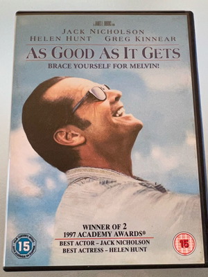As Good As It Gets DVD μεταχειρισμένο, κωμωδία, αισθηματική, δράμα, υπότιτλοι