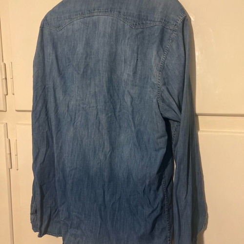 Tex Man denim shirt XXL like new, 100% cotton, blue