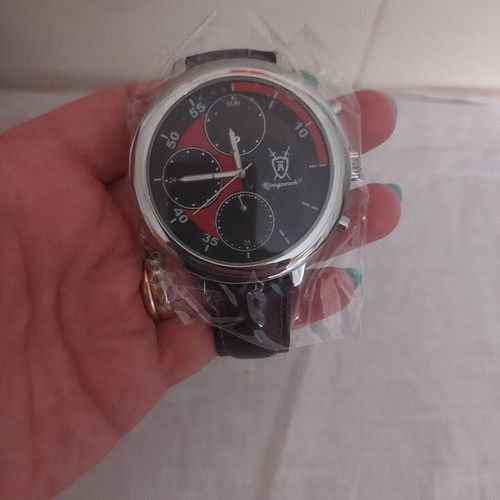 German Konigswerk watch with black strap new
