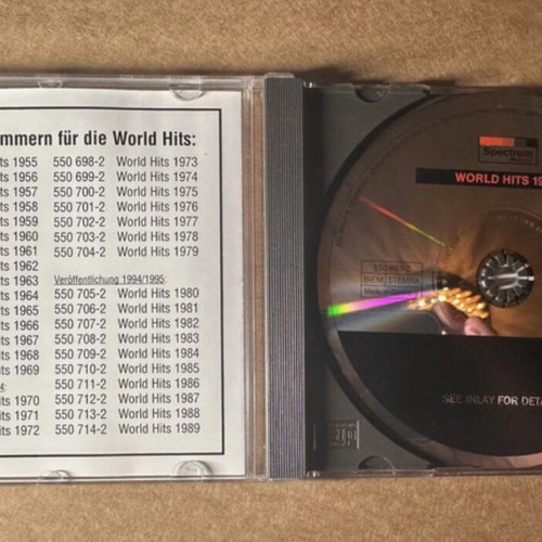 World Hits 1968 CD The Oldies Collection Spectrum Music