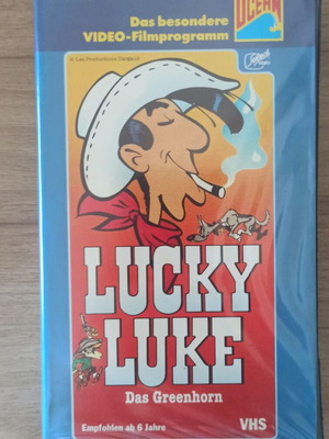 Lucky Luke Das Greenhorn VHS used, German edition 1984