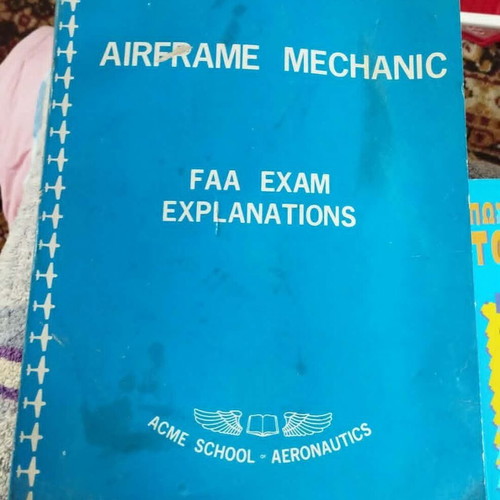 Airframe Mechanic FAA Exams Explanations book used