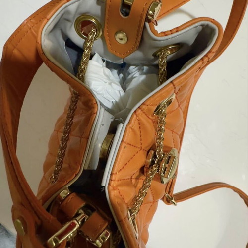 Small bag A To Z Greek new, orange