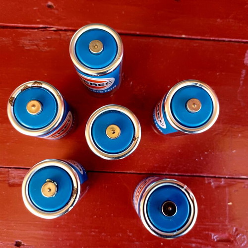 Berec & Daimon batteries used, pack of 10, empty