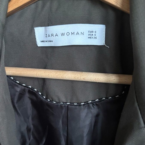 Zara Woman trench style jacket like new, khaki