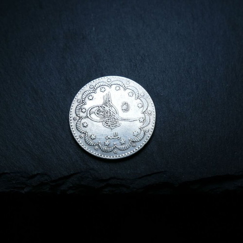 5 Kurus 1876 silver coin