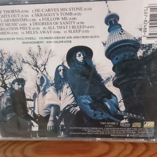Savatage Edge of Thorns CD, μέταλ