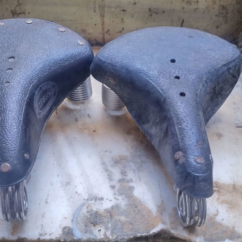 Vintage bicycle saddles, 2 pieces, like new
