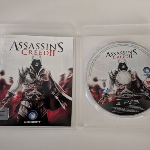 Assassin's Creed PS3 game pack, Ezio Trilogy + AC3 case