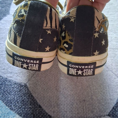 Converse One Star 37 leather athletic shoes used
