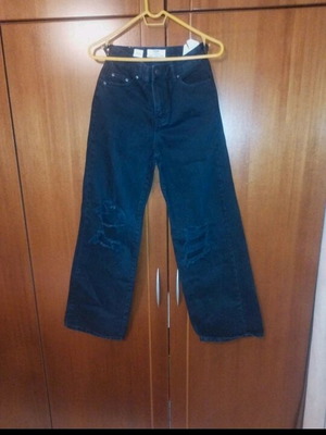 Bershka black jeans like new, size XS