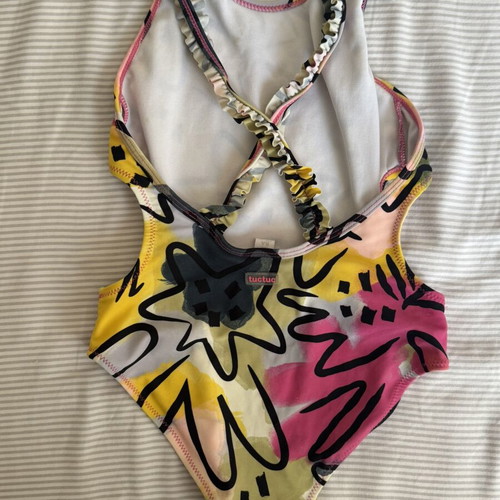 Tuc Tuc Girls' One-Piece Swimsuit with Cutouts Size 8 New