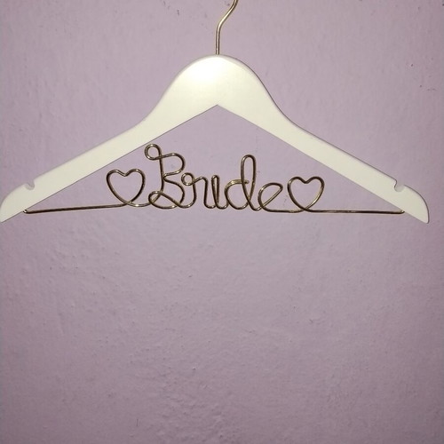 Wooden hanger bride white like new