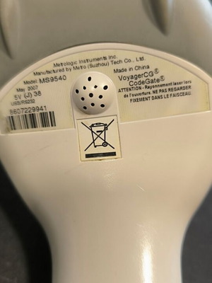 Metrologic USB Barcode Scanner MS9540 used