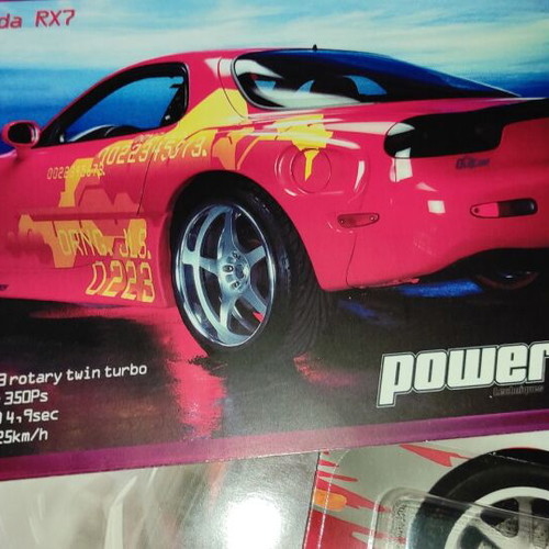 Συλλεκτικά Mazda RX-7 μεταχειρισμένα με τεύχος Power Techniques 96 και Hotwheels αυτοκίνητο