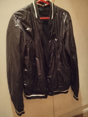 Benetton black men's jacket like new, size M