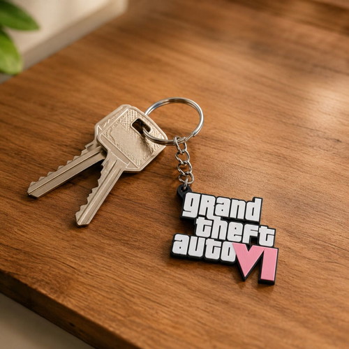 GTA VI Keychain 3D printed, like new