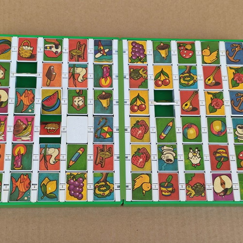 Memo Player board game used, memory game with 60 cards