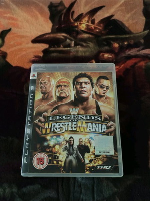 WWE Legends Of Wrestlemania PlayStation 3 like new