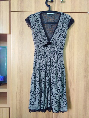Regalinas winter dress grey, like new, size S
