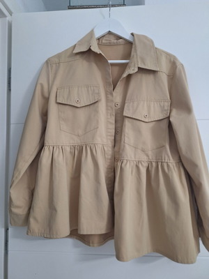 Shirt like new, beige and brown, size M
