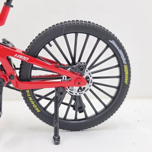 Downhill MTB Die-Cast Metal Bike 1:8 Scale, like new, red