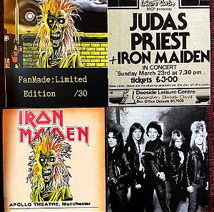 Iron Maiden 1980 Κάρτες ( Postcard)