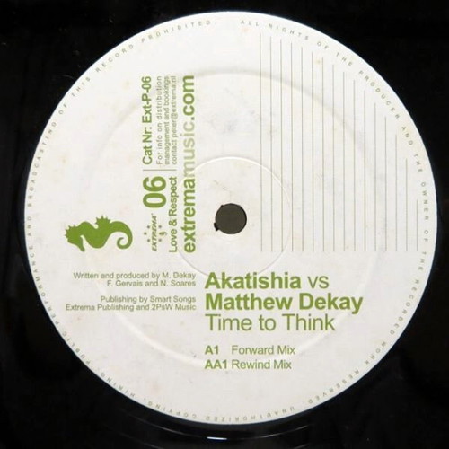 Akatishia vs Matthew Dekay Time to Think CD used, electronic