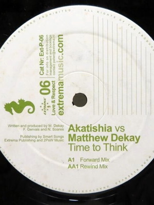 Akatishia vs Matthew Dekay Time to Think CD used, electronic
