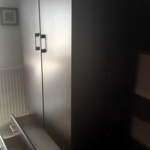 Two-door wardrobe