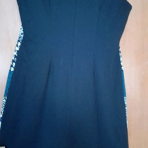 Seraphan dress black and white with purple and cypress accents like new