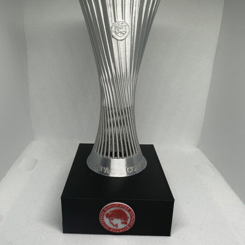 Uefa Europa Conference League Trophy with Olympiacos Emblem like new