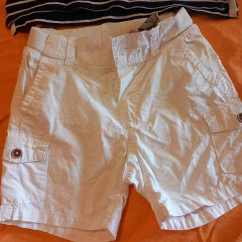 H&M Baby Summer Clothes Set Like New, Polo Shirt and Shorts 18-24m