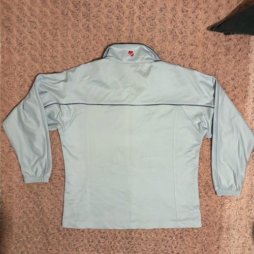 Asics sports jacket like new, size L-XL, black and turquoise